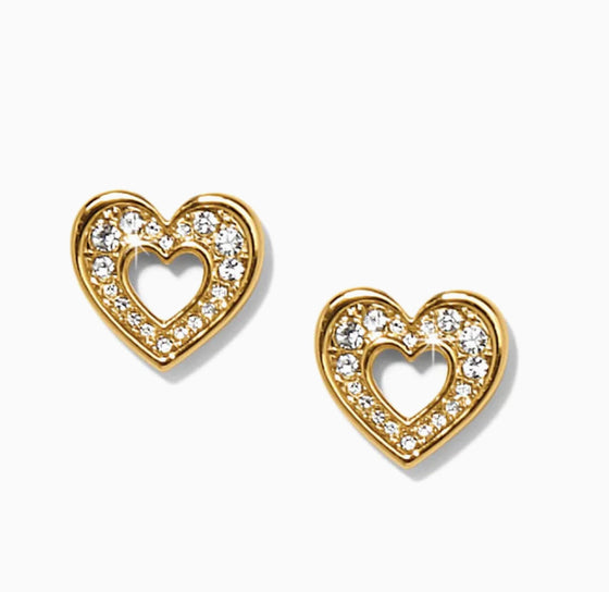 Enchanting Open Heart Stud
