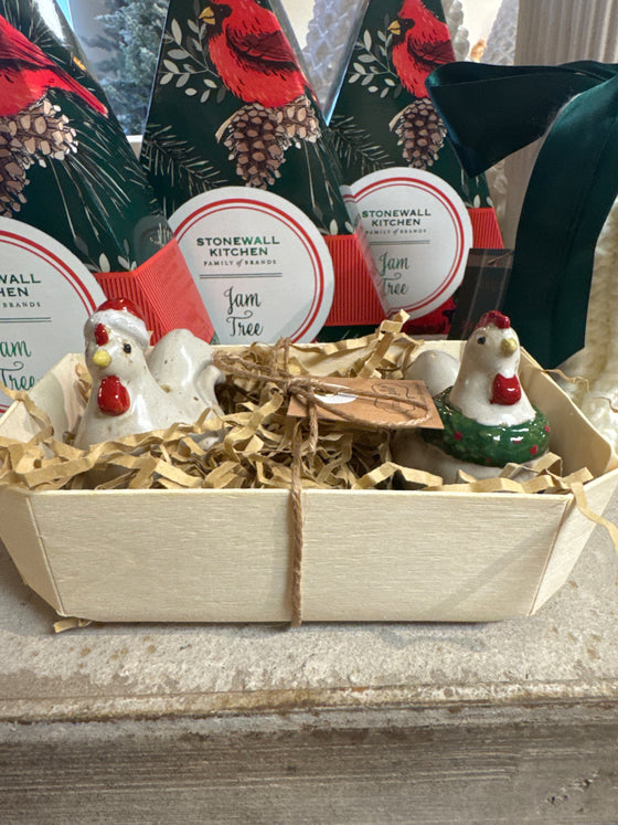 Farmhouse Salt and Pepper Shakers