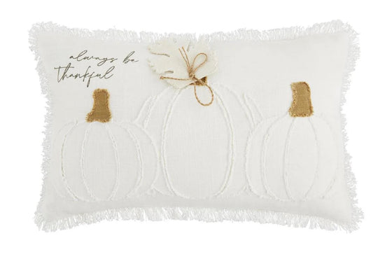 White Pumpkin Pillow