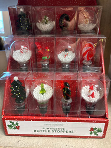  Two’s Holiday Wine Stoppers