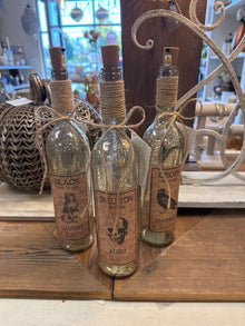  Mercury Glass Halloween Bottles