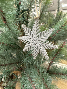  Gray 3D Small Snowflake Ornament