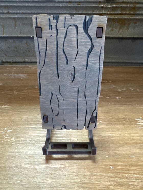 Wood cellphone stand