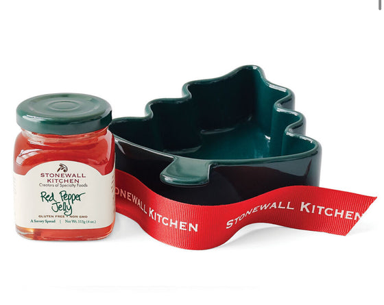 Red Pepper Jelly with Ramekin Tree