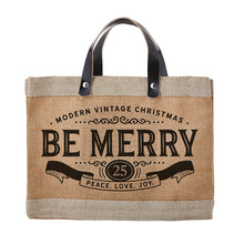  Mini Market Tote - Be Merry