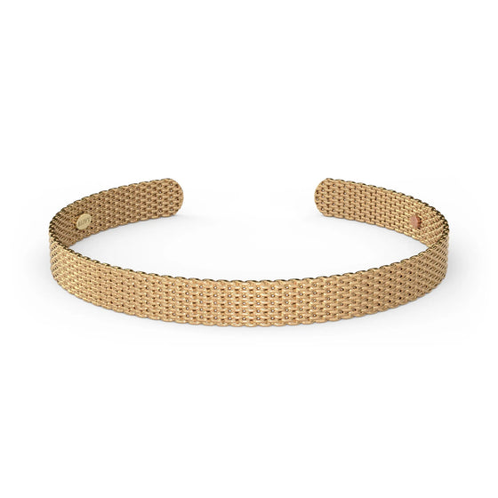 Metalystic Mesh Cuff - Platinum Gold