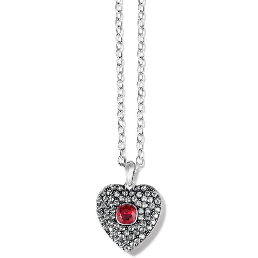 Adela Heart Convertible Necklace, Stone