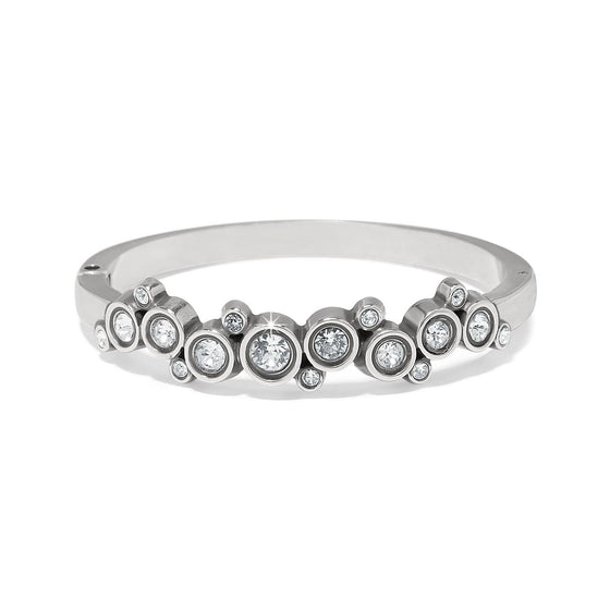 Constella Cluster Crystal Hinged Bangle