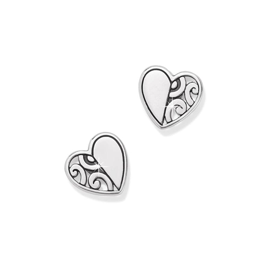 Deco Heart Mini Post Earring