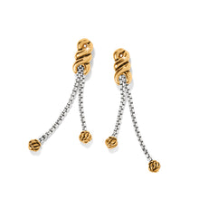  Interlok Twist Double Chain Post Drop Earrings