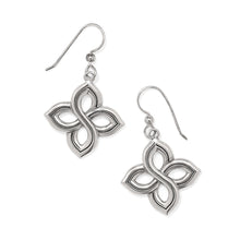  Interlok Floral Knot French Wire Earrings