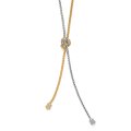  Meridian Ventus Two Tone Y Necklace