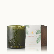  Frasier Fir Molded Green Glass Candle