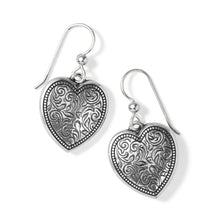  Romanza Heart French Wire Earrings