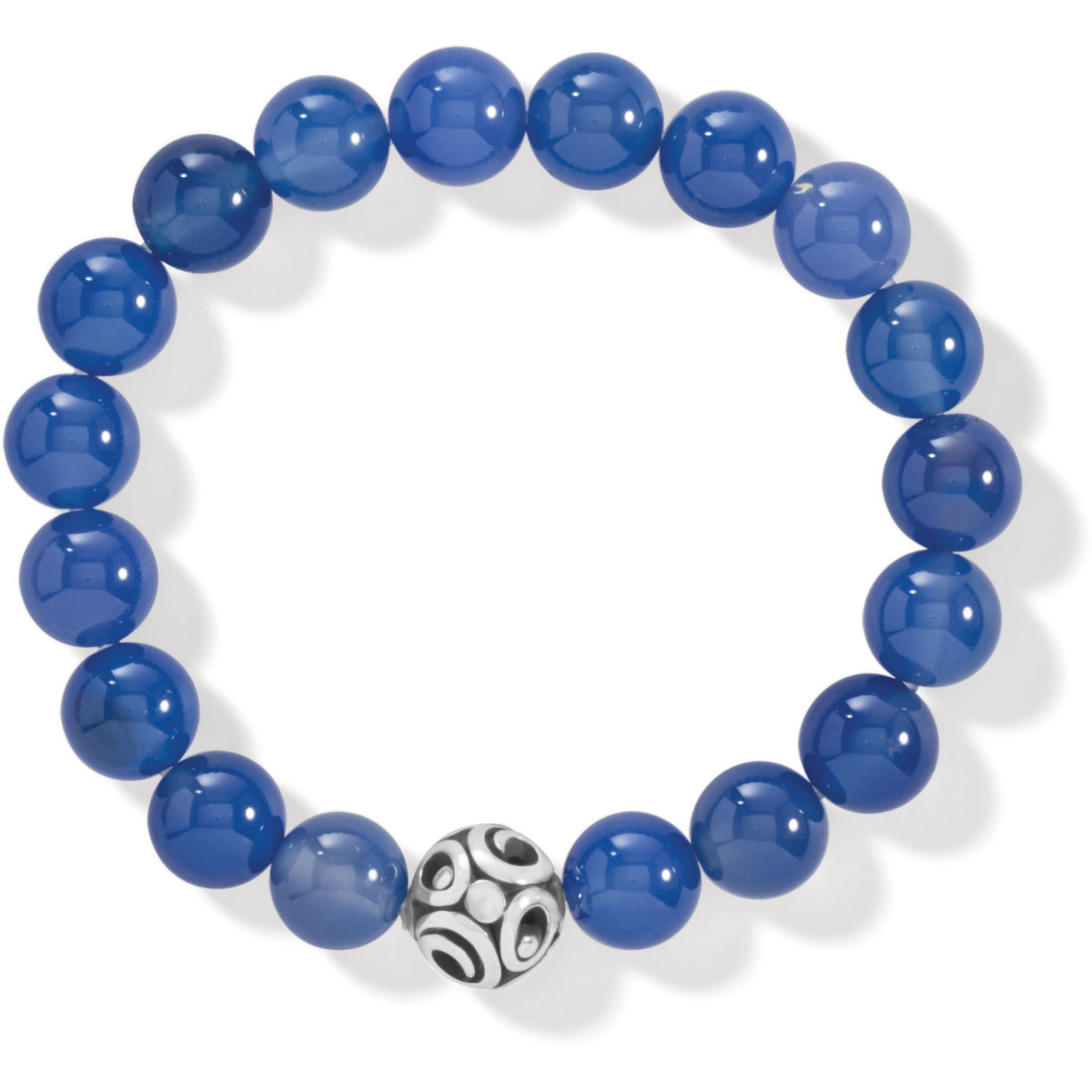 Contempo Chroma Blue Agate Stretch Bracelet