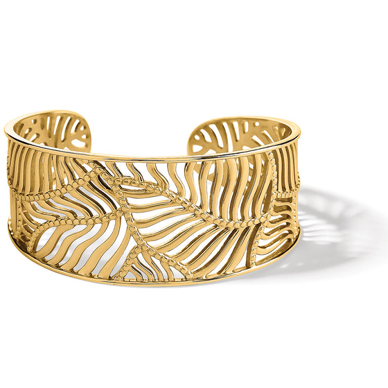 Palmetto Cuff Bracelet, Gold