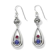  Elora Gems Teardop French Wire Earrings