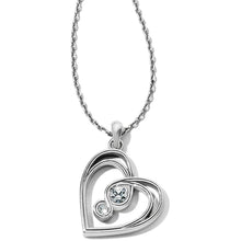  Infinity Sparkle Petite Heart Necklace