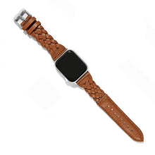  Sutton Braided Leather Watch Band, Luggage