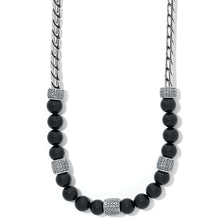  Meridian Necklace, Black Bead