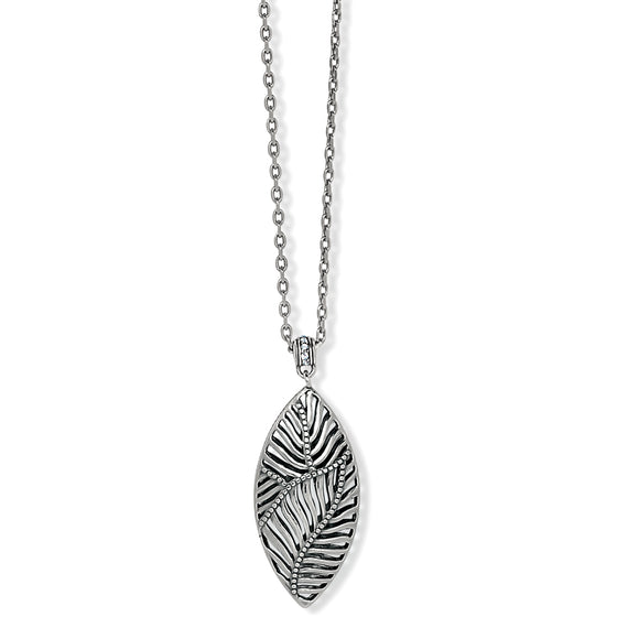 Palmetto Necklace, Silver