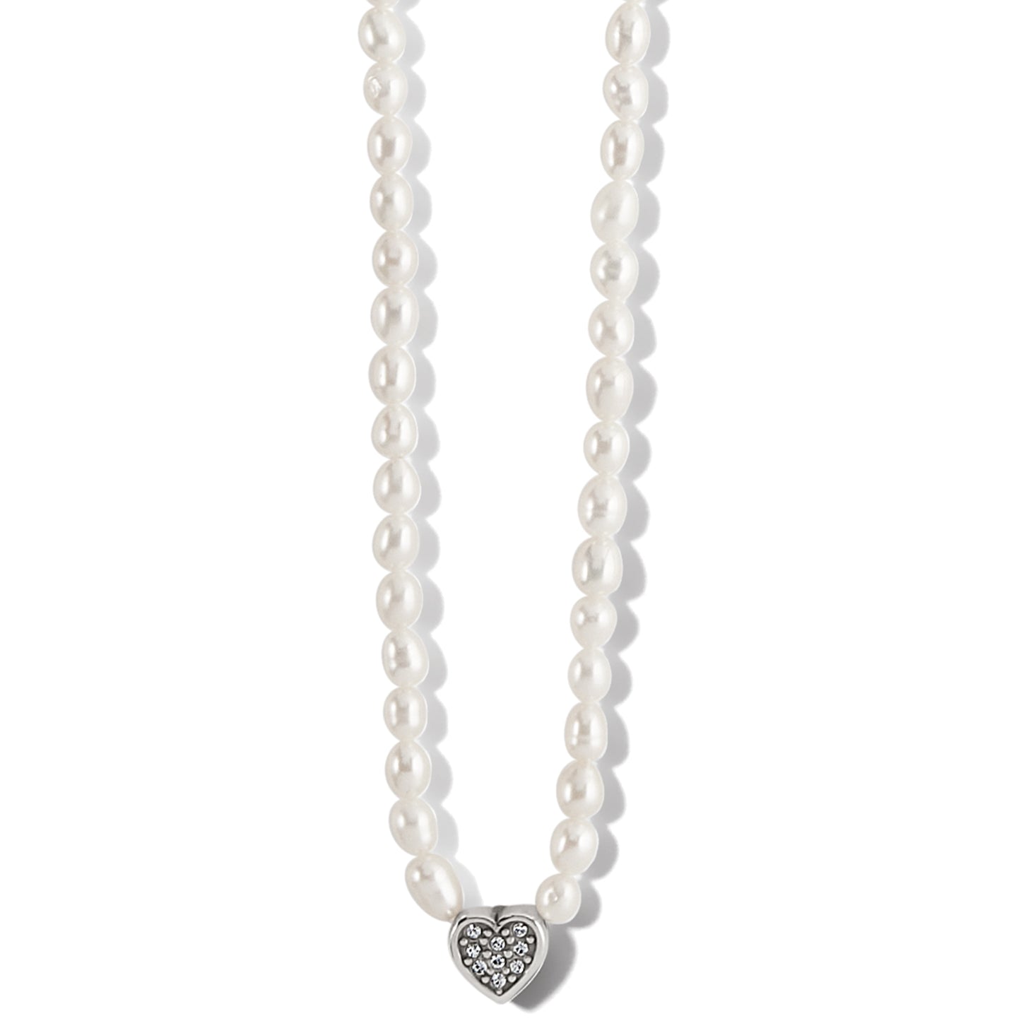 Meridian Heart Pearl Necklace