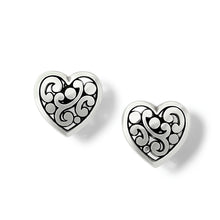  Contempo Heart Post Earrings