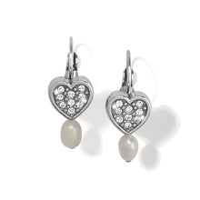  Meridian Zenith Heart Pearl Leverback Earrings